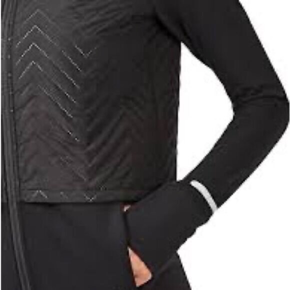 NEW Sweaty Betty Fast Track Layered Longline Black Jacket Sz S - Picture 4 of 13